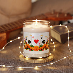 Playing Card Poker Night Scented Soy Candle