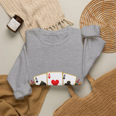 Tihar Themed Lucky Card Game Fruit Crewneck Sweatshirt