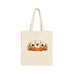 Card Game Floral Tote Bag