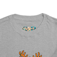 Holiday Vibes Reindeer Toddler Tee