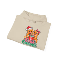 Sweet Christmas Gingerbread Bears Hoodie