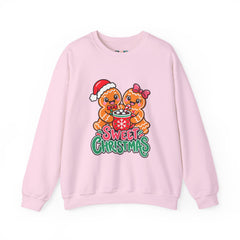 Sweet Christmas Gingerbread Bears Crewneck Sweatshirt