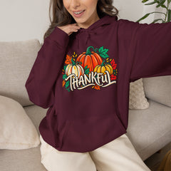 Thankful Fall Pumpkin Harvest Hoodie