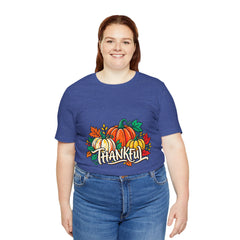 Thankful Pumpkin Harvest Thanksgiving T-Shirt