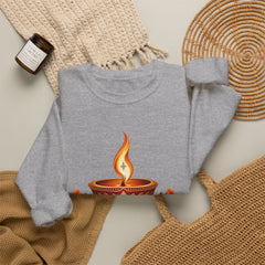 Tihar Festival Diya Crewneck Sweatshirt