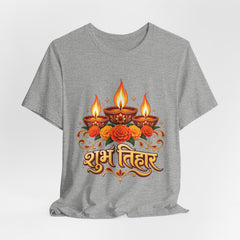 Shubh Diwali Floral Diyas T-Shirt