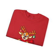 Holiday Vibes Reindeer Christmas Sweatshirt