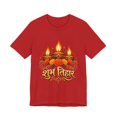 Shubh Diwali Floral Diyas T-Shirt