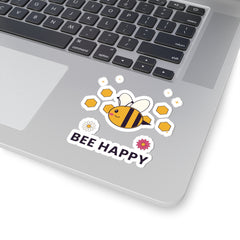 Bee Happy Kiss-Cut Sticker