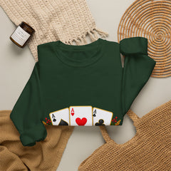 Tihar Themed Lucky Card Game Fruit Crewneck Sweatshirt