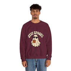 Ahoy Spooky Ghost Halloween Crewneck Sweatshirt
