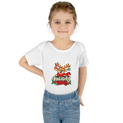 Holiday Vibes Reindeer Baby Bodysuit