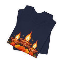 Shubh Diwali Floral Diyas T-Shirt