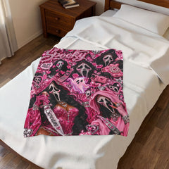 “Spooky” Velveteen Plush Blanket