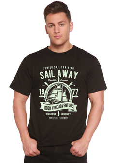 Sail Away Spun Bamboo® Men's Bamboo Viscose/Organic Cotton Short Sleeve Graphic T-Shirt