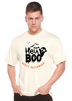 Hey Boo Men's Bamboo Viscose/Organic Cotton Short Sleeve Graphic T-Shirt