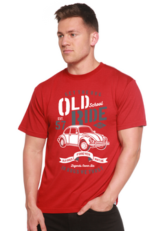 Old School Ride Spun Bamboo® Men's Bamboo Viscose/Organic Cotton Short Sleeve Graphic T-Shirt