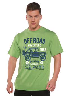 Off Road Adventure Spun Bamboo® Men's Bamboo Viscose/Organic Cotton Short Sleeve Graphic T-Shirt