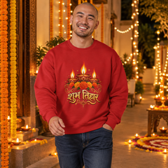Shubh Tihar Diwali Crewneck Sweatshirt