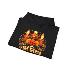 Shubh Diwali Floral Rangoli Hoodie