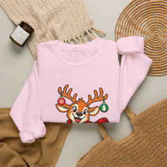 Holiday Vibes Reindeer Christmas Sweatshirt