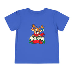 Holiday Vibes Reindeer Toddler Tee