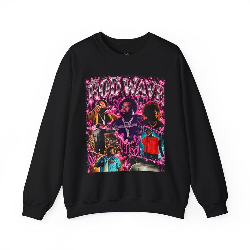 “Rod Wave” Pink Crewneck Sweatshirt