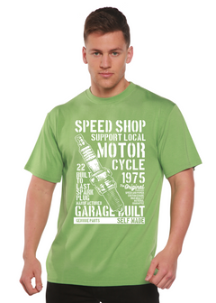 Spark Plug Spun Bamboo® Men's Bamboo Viscose/Organic Cotton Short Sleeve Graphic T-Shirt