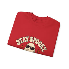 Ahoy Spooky Ghost Halloween Crewneck Sweatshirt