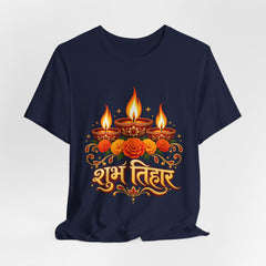 Shubh Diwali Floral Diyas T-Shirt