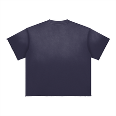 “Parental Advisory” Kehlani Sun Fade Raw Edge Tee
