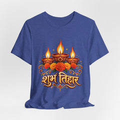 Shubh Diwali Floral Diyas T-Shirt