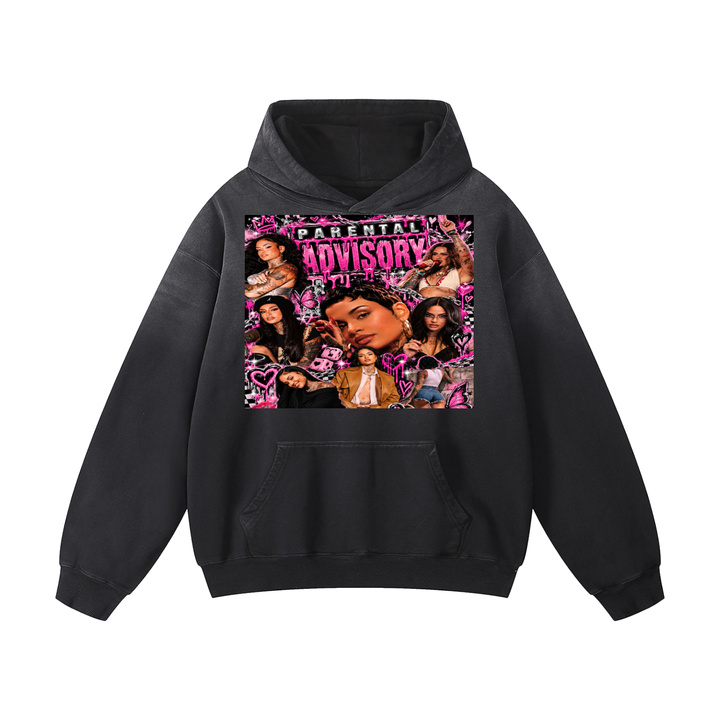 “Parental Advisory” Kehlani Oversized Hoodie