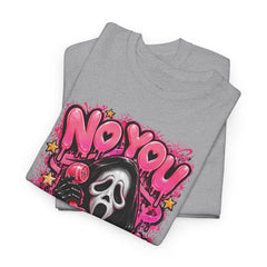 “No You Hang Up” Ghost Face Graphic Tee