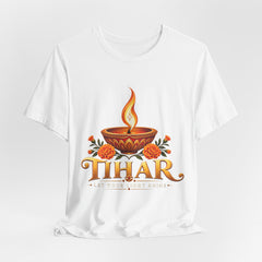 Tihar Festival Diya Celebration Tee