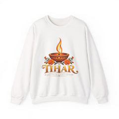 Tihar Festival Diya Crewneck Sweatshirt