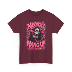 “No You Hang Up” Ghost Face Graphic Tee