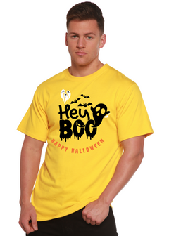Hey Boo Men's Bamboo Viscose/Organic Cotton Short Sleeve Graphic T-Shirt