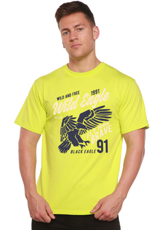 Wild Eagle Spun Bamboo® Men's Bamboo Viscose/Organic Cotton Short Sleeve Graphic T-Shirt