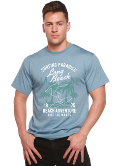 Beach Adventure Men's Bamboo Viscose/Organic Cotton Short Sleeve Graphic T-Shirt