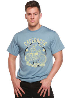 Caferacer Ride Forever Men's Bamboo Viscose/Organic Cotton Short Sleeve Graphic T-Shirt
