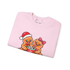 Sweet Christmas Gingerbread Bears Crewneck Sweatshirt