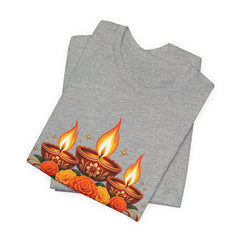 Shubh Diwali Floral Diyas T-Shirt