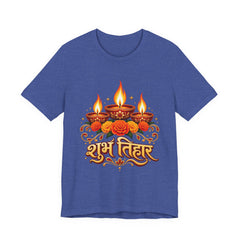 Shubh Diwali Floral Diyas T-Shirt