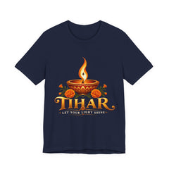 Tihar Festival Diya Celebration Tee
