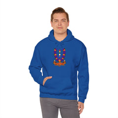 Mardi Gras Beaded Mask Hoodie