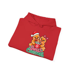 Sweet Christmas Gingerbread Bears Hoodie