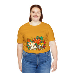 Thankful Pumpkin Harvest Thanksgiving T-Shirt