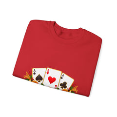 Tihar Themed Lucky Card Game Fruit Crewneck Sweatshirt