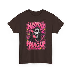 “No You Hang Up” Ghost Face Graphic Tee